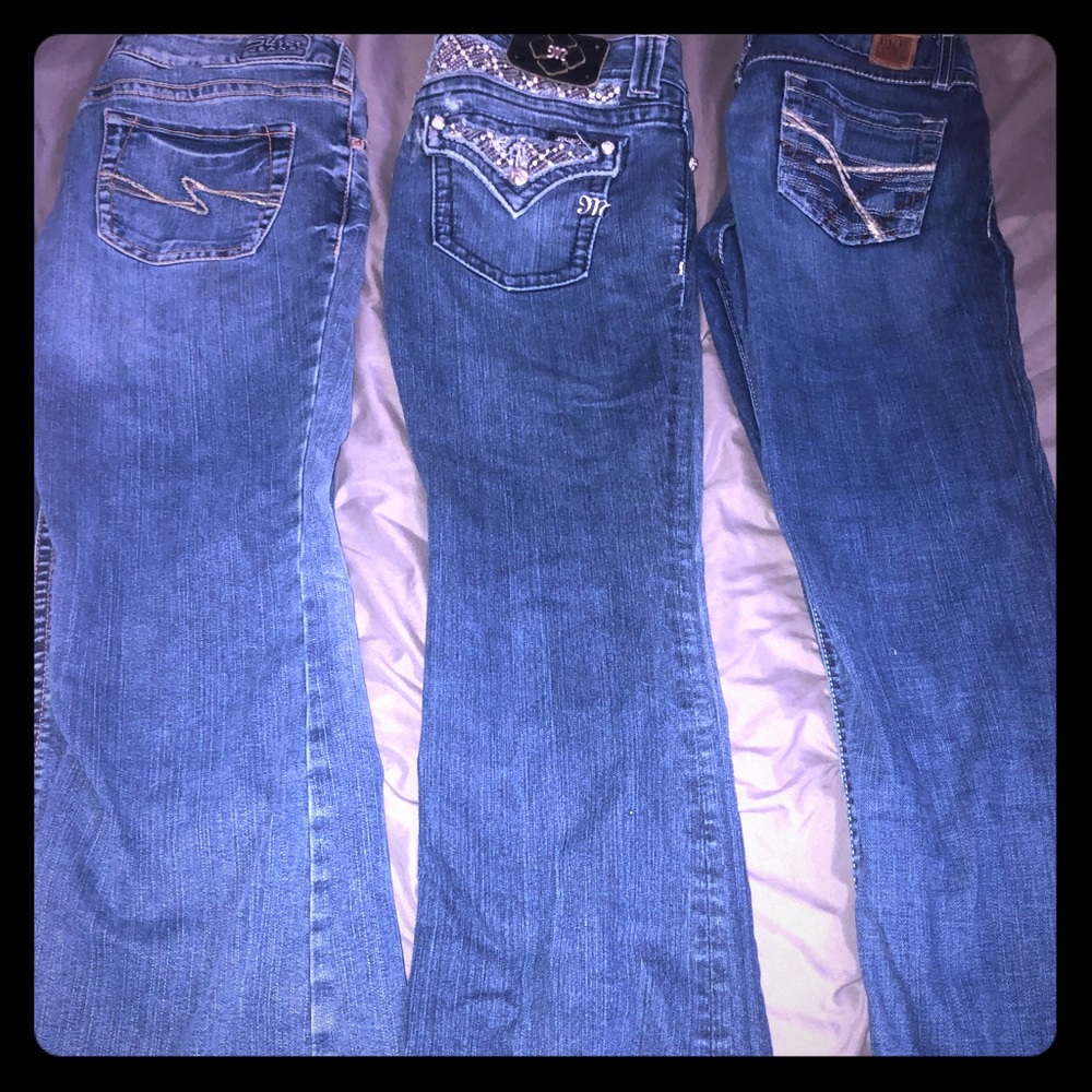 Miss Me, Buckle and Silver jeans